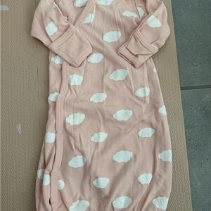Cloud Print Kids Pajamas - Pink